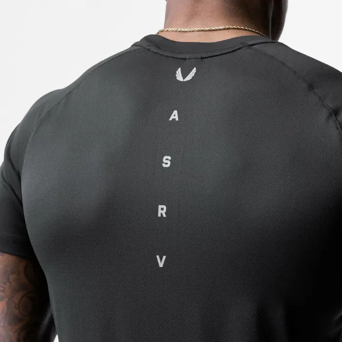 ASRV Short Sleeves Men Core Mesh Established Tee Black
