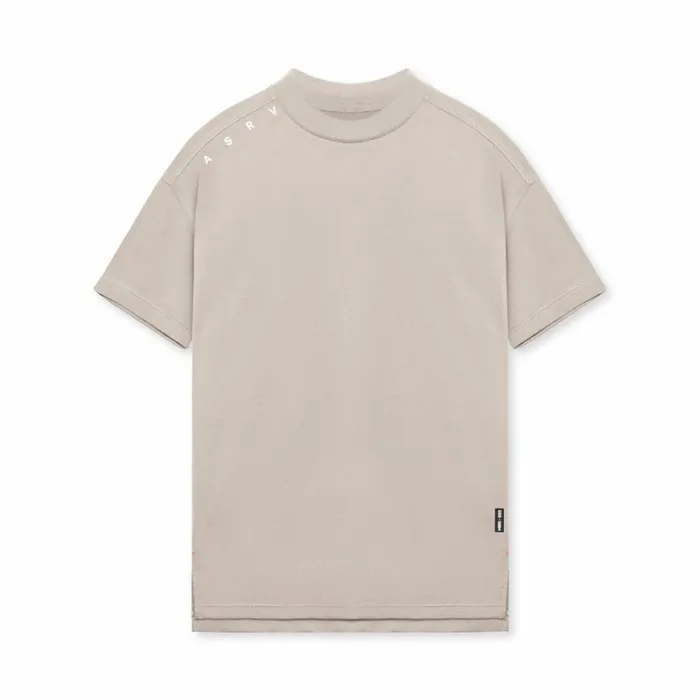 ASRV Short Sleeves Men Core Mock Neck Tee Chai