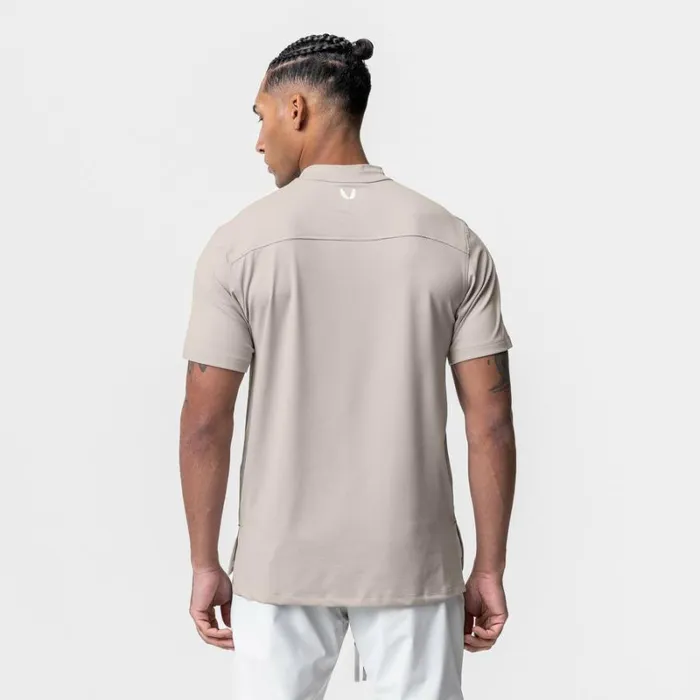 ASRV Short Sleeves Men Core Mock Neck Tee Chai
