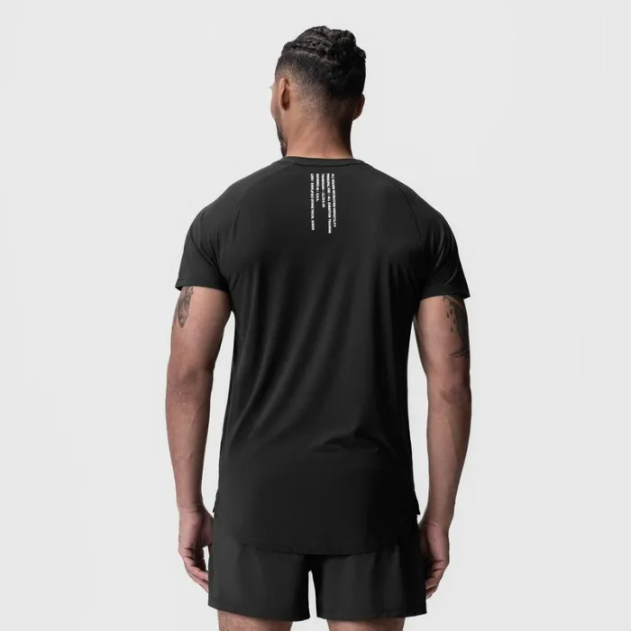 ASRV Short Sleeves Men LaserVent Established Tee Black