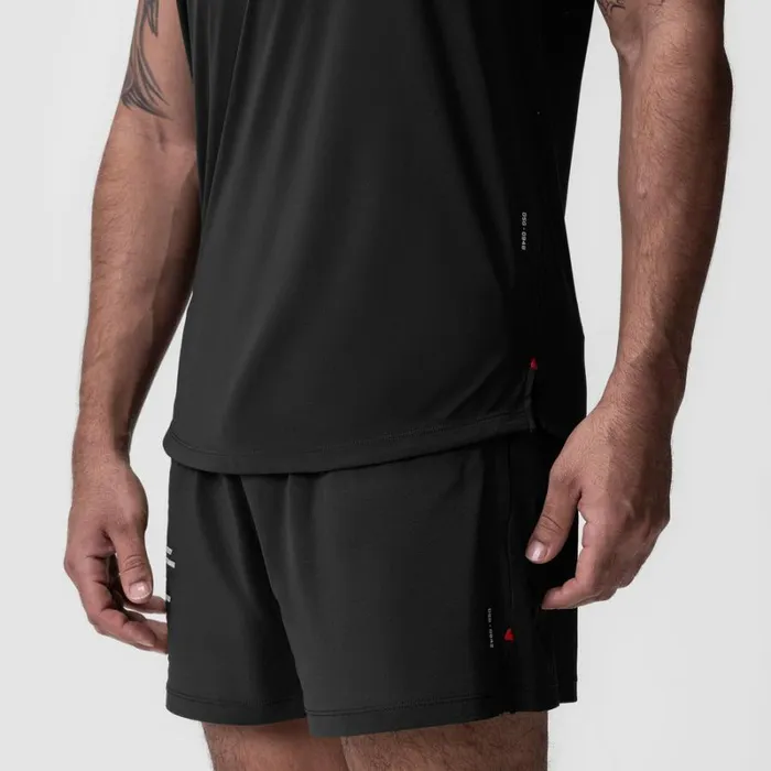 ASRV Short Sleeves Men LaserVent Established Tee Black