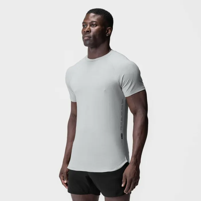 ASRV Short Sleeves Men Supima Established Tee Slate Grey