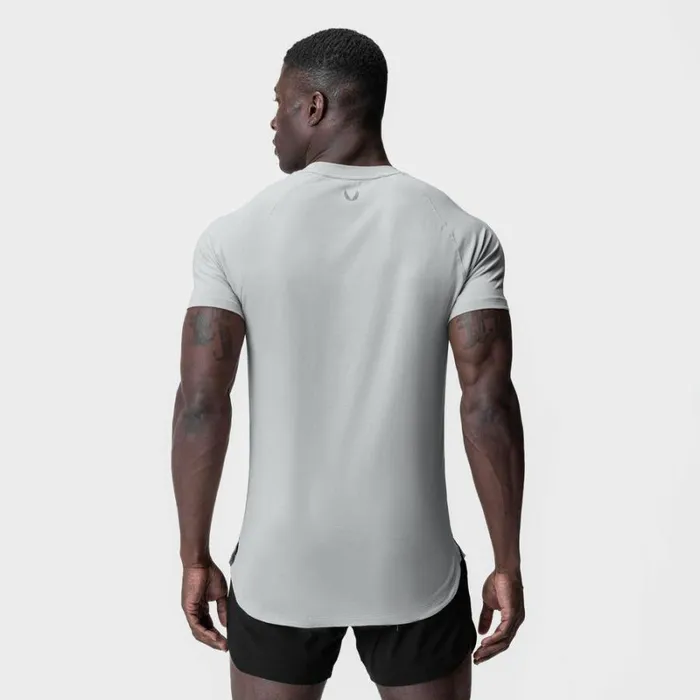 ASRV Short Sleeves Men Supima Established Tee Slate Grey