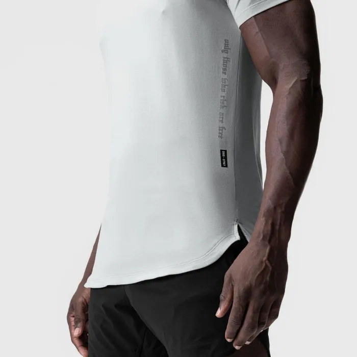 ASRV Short Sleeves Men Supima Established Tee Slate Grey