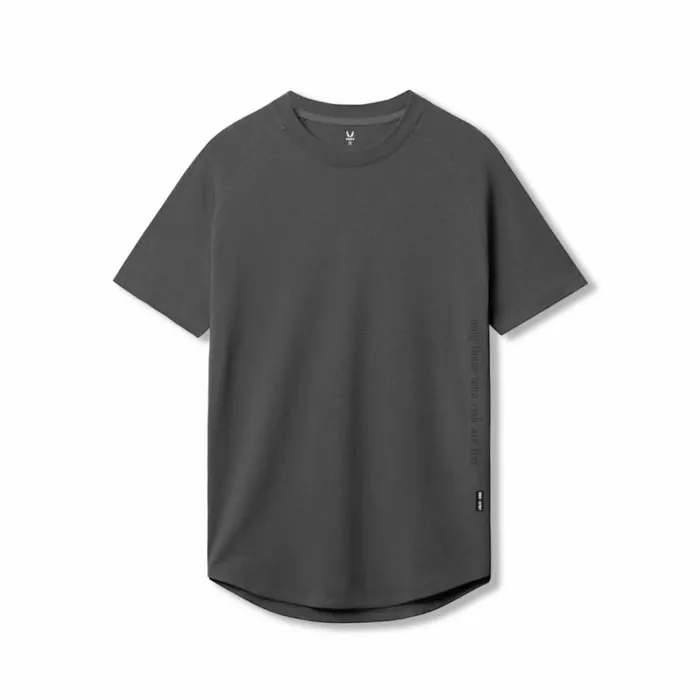 ASRV Short Sleeves Men Supima Established Tee Space Grey