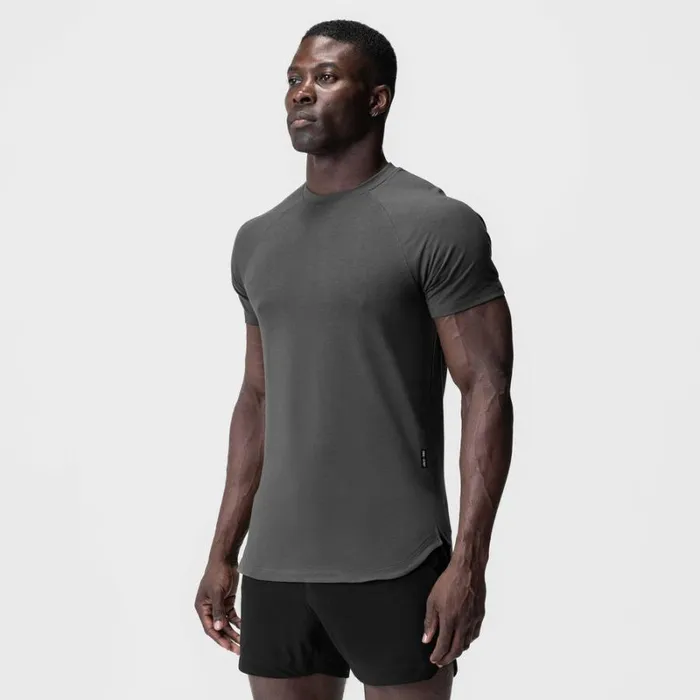 ASRV Short Sleeves Men Supima Established Tee Space Grey