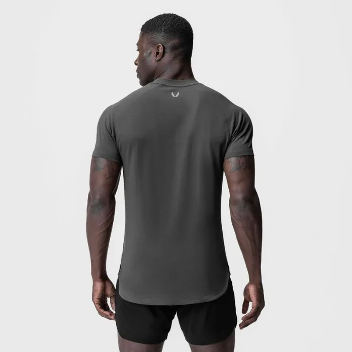ASRV Short Sleeves Men Supima Established Tee Space Grey