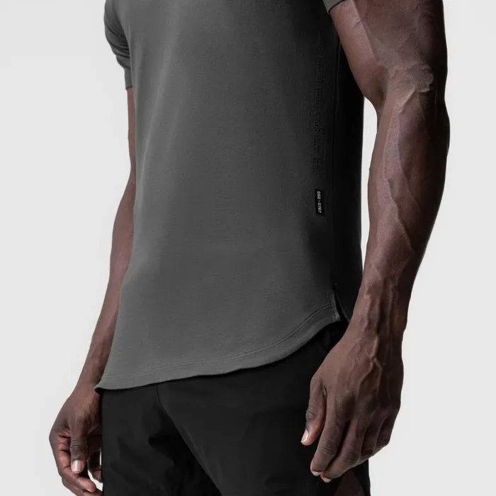 ASRV Short Sleeves Men Supima Established Tee Space Grey