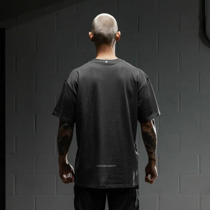 ASRV Short Sleeves Men Technical Essentials Relaxed Tee Space Grey 034box Logo034