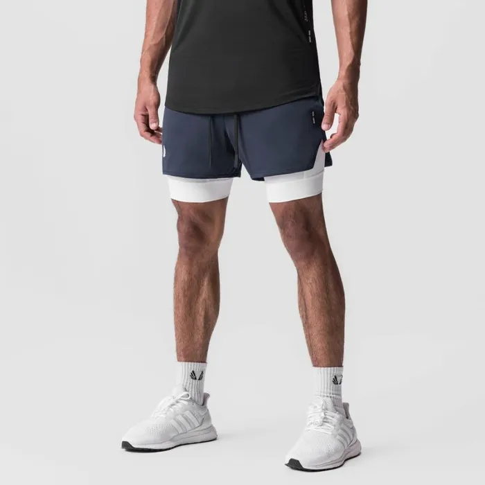 ASRV Shorts Men AeroSilver 5034 Liner Short Navy 034wings034white