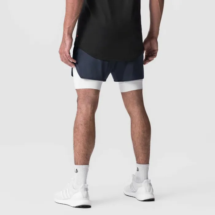 ASRV Shorts Men AeroSilver 5034 Liner Short Navy 034wings034white