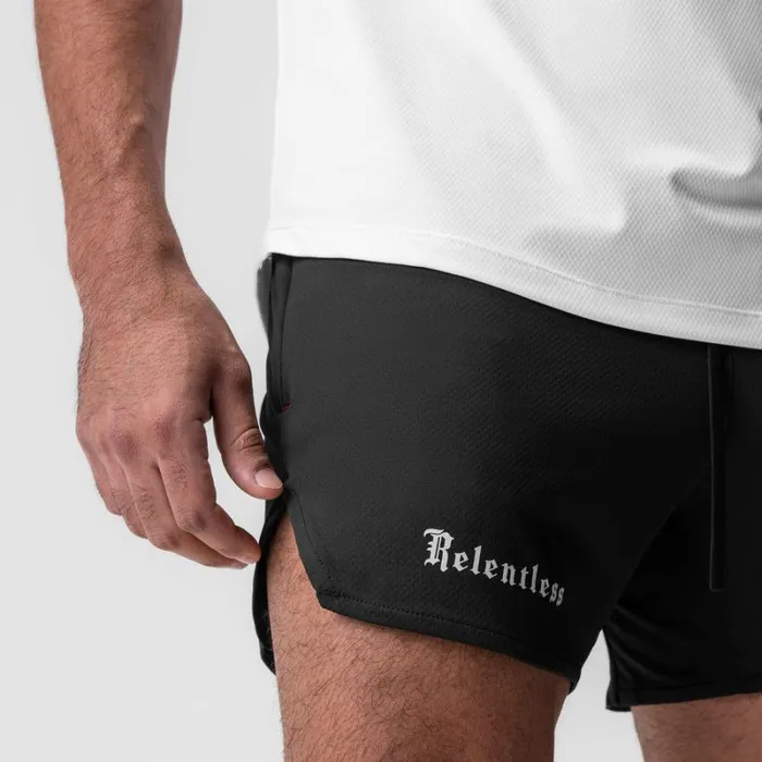 ASRV Shorts Men AeroSilver 5034 Linerless Short Black 034rp034