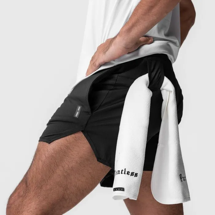 ASRV Shorts Men AeroSilver 5034 Linerless Short Black 034rp034