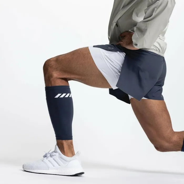 ASRV Shorts Men Laser Cut 3034 High Split Liner Short Navywhite