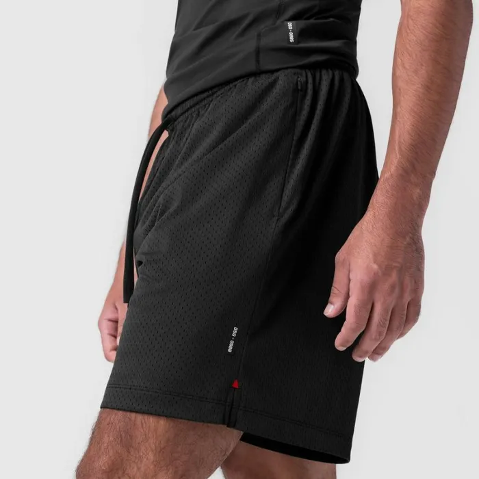 ASRV Shorts Men Reversible 2in1 Short Black