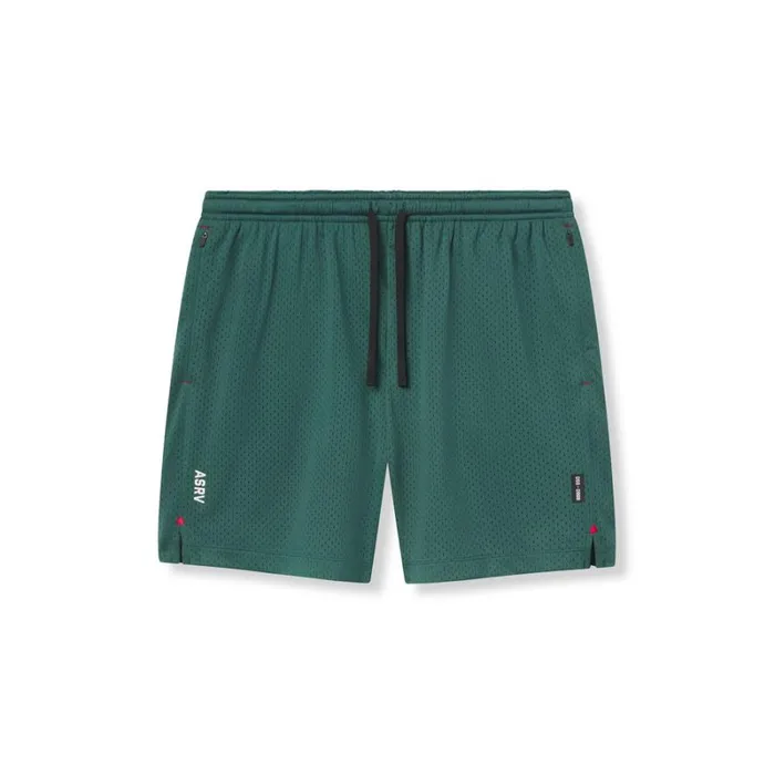 ASRV Shorts Men Reversible 2in1 Short Forest Green