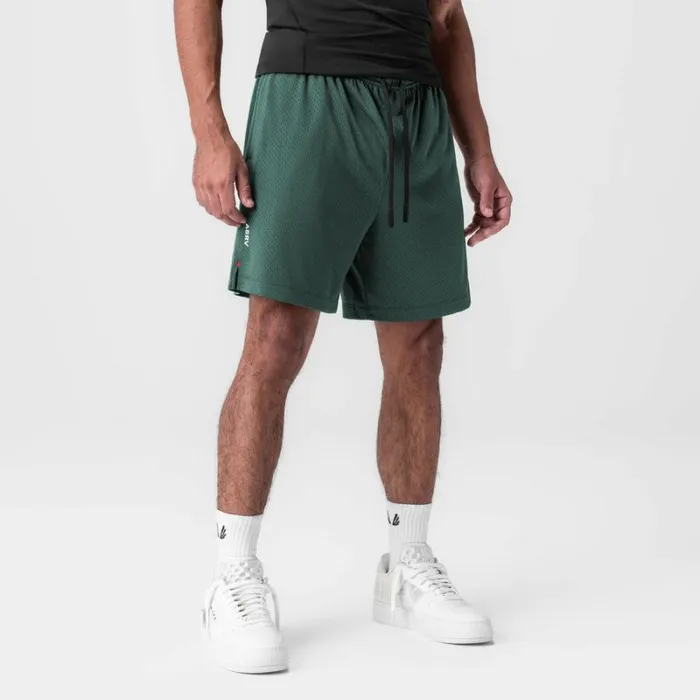 ASRV Shorts Men Reversible 2in1 Short Forest Green