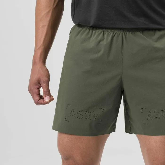 ASRV Shorts Men Ripstop 6034 Perforated Short Olive