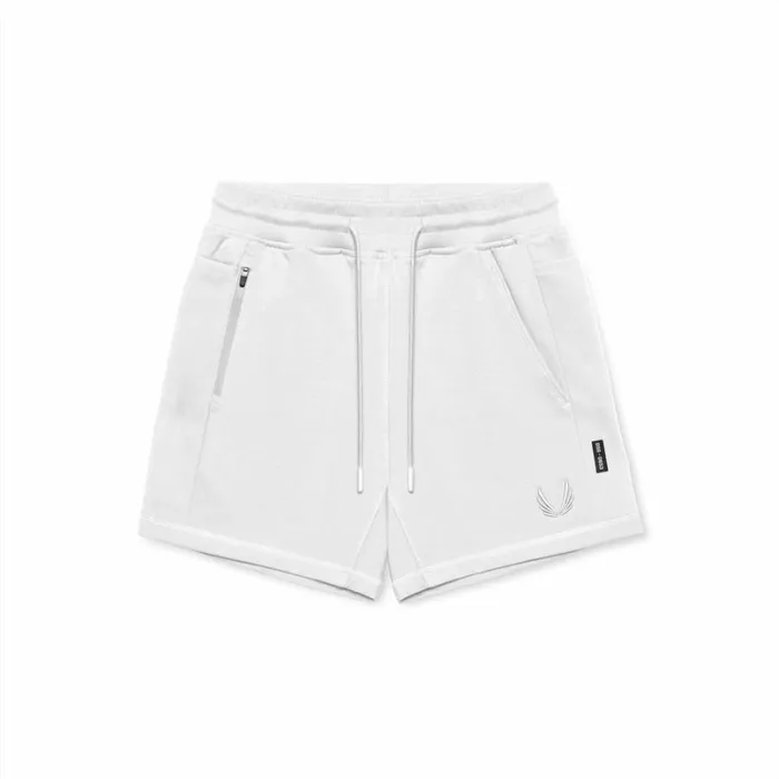 ASRV Shorts Men TechTerry Sidelock Sweat Short White