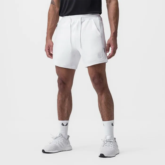 ASRV Shorts Men TechTerry Sidelock Sweat Short White