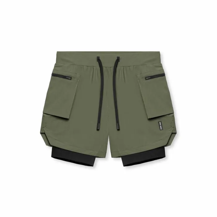 ASRV Shorts Men TetraLite 5034 Liner Cargo Short Olive