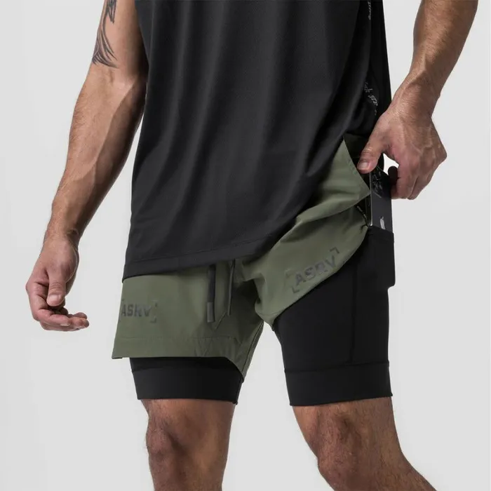 ASRV Shorts Men TetraLite 5034 Liner Short Olive 034bracket034black