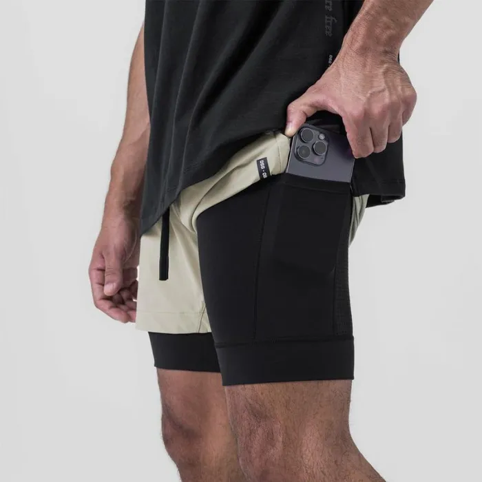 ASRV Shorts Men TetraLite 5034 Liner Short Sand Smoke 034wings034black