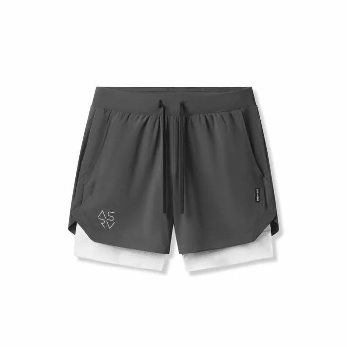 ASRV Shorts Men TetraLite 5034 Liner Short Space Grey 034cyber034white