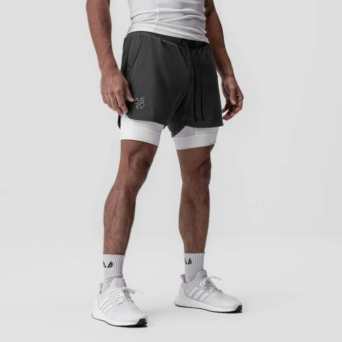 ASRV Shorts Men TetraLite 5034 Liner Short Space Grey 034cyber034white