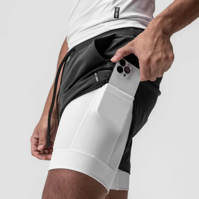 ASRV Shorts Men TetraLite 5034 Liner Short Space Grey 034cyber034white