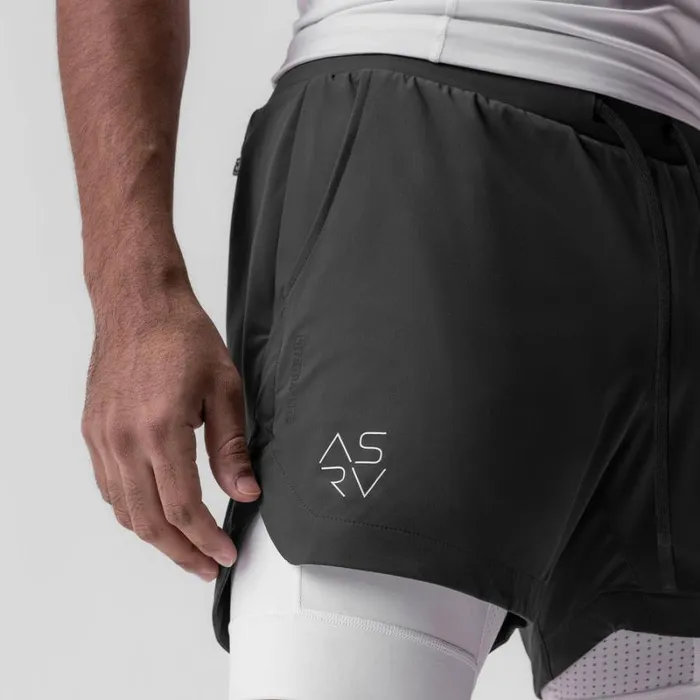 ASRV Shorts Men TetraLite 5034 Liner Short Space Grey 034cyber034white