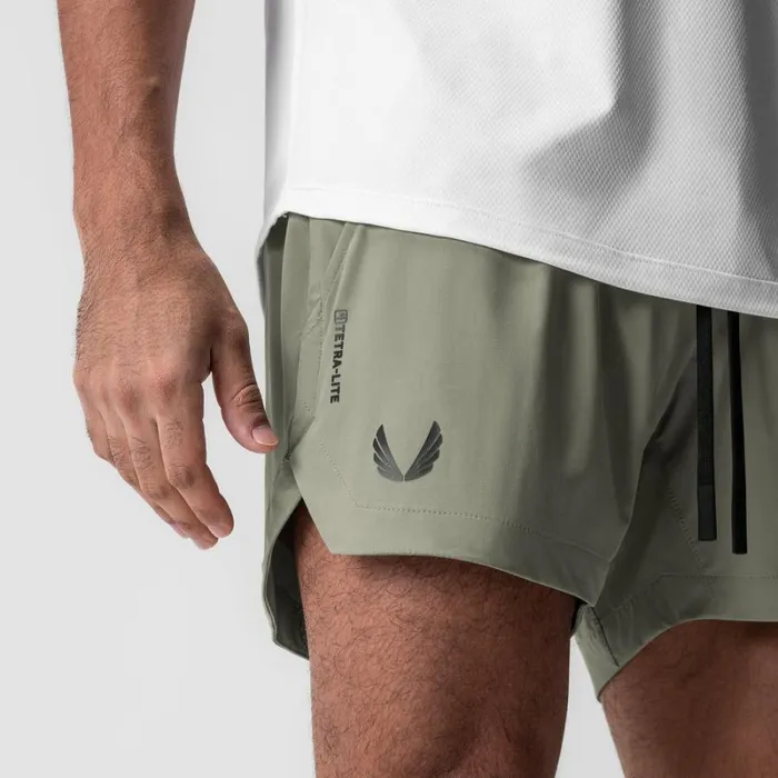 ASRV Shorts Men TetraLite 5034 Linerless Short Sage 034black Wings034