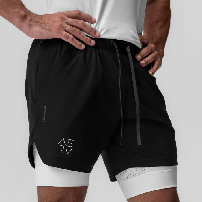 ASRV Shorts Men TetraLite 7034 Liner Short Black 034cyber034white