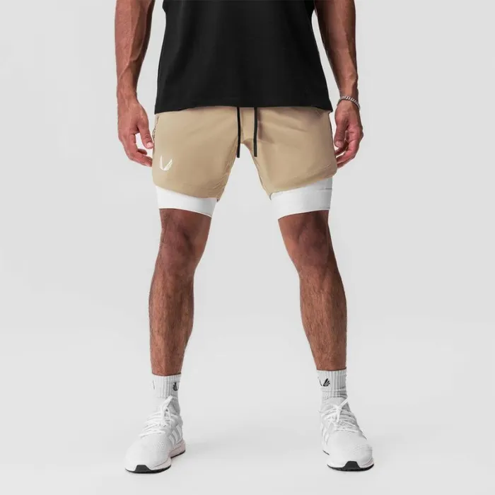 ASRV Shorts Men TetraLite 7034 Liner Short Khaki White White 034wings034