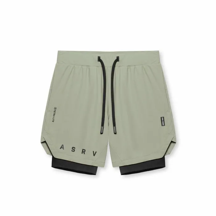 ASRV Shorts Men TetraLite 7034 Liner Short Sage034asrv034black