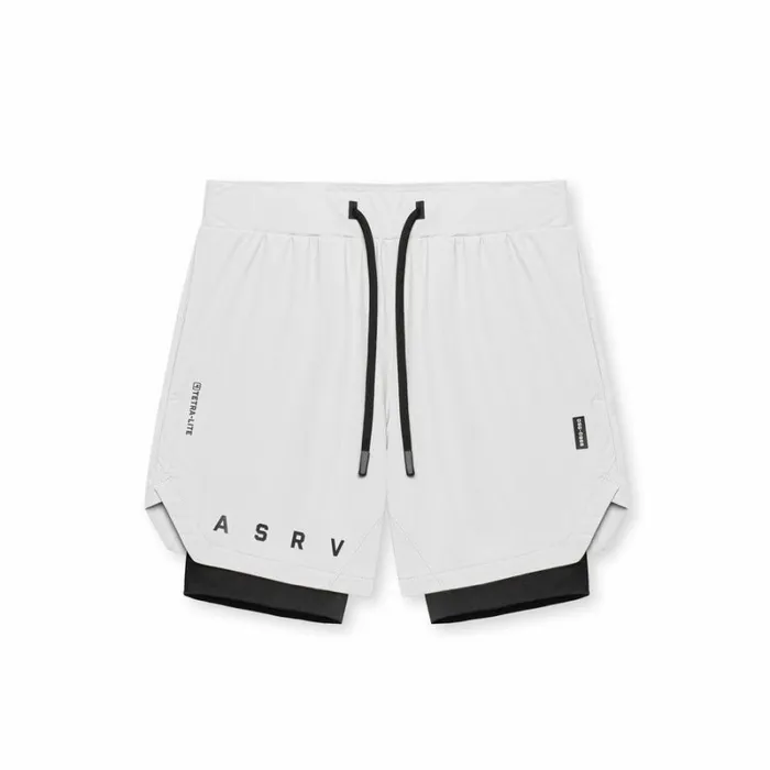 ASRV Shorts Men TetraLite 7034 Liner Short White034asrv034black