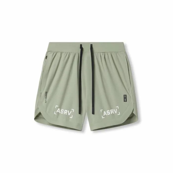 ASRV Shorts Men TetraLite 7034 Linerless Short Sage 034bracket034