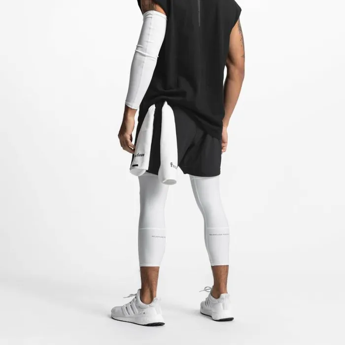 ASRV Shorts Men Ultralight 2in1 Legging Short Blackwhite