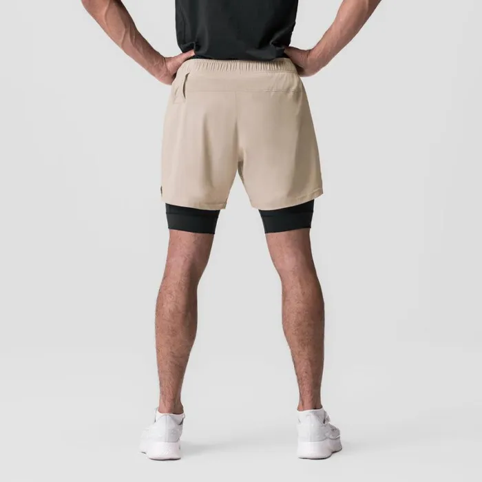 ASRV Shorts Men Ultralite 6034 Liner Short Beigeblack