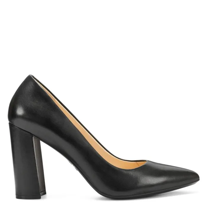 Astoria 92159 Pumps Black Leather Women Nine West Heels