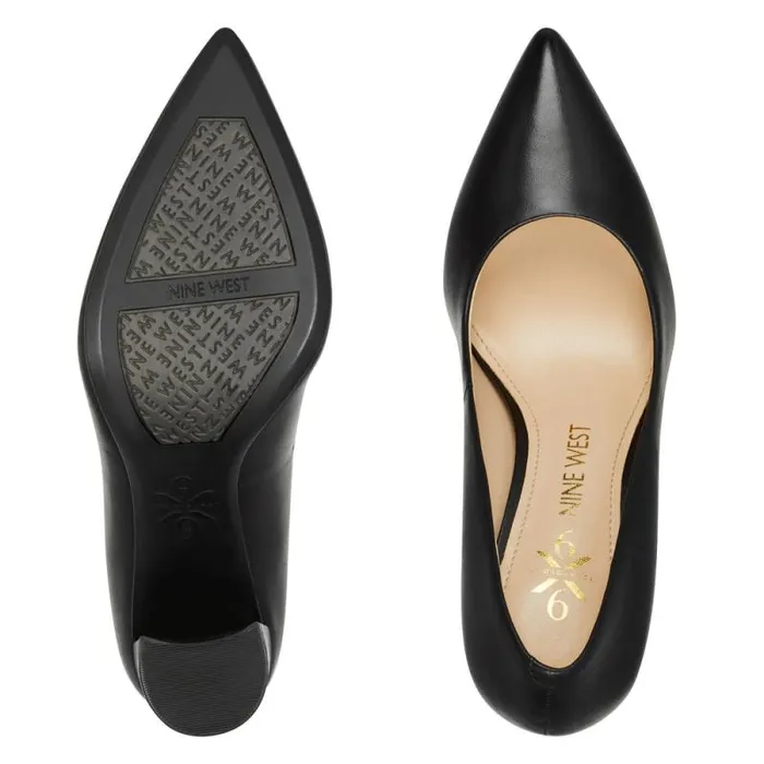 Astoria 92159 Pumps Black Leather Women Nine West Heels Astoria 92159 Pumps Black Leather Women Nine West Heels