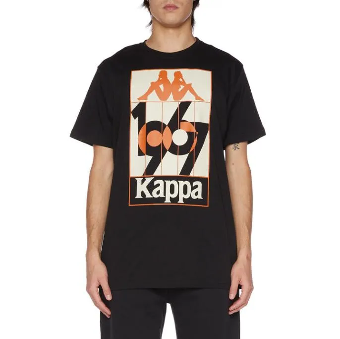 Authentic Winlo TShirt 8211 Jet Black Jet Black Men Kappa TShirts