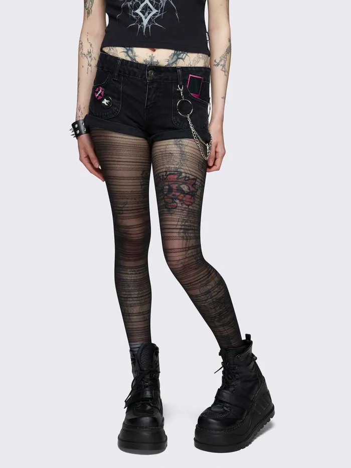 Avery Y2k Denim Hot Pants Women Minga London Bottoms