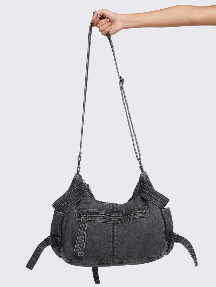 Ayla Denim Crossbody Bag Women Minga London Bags