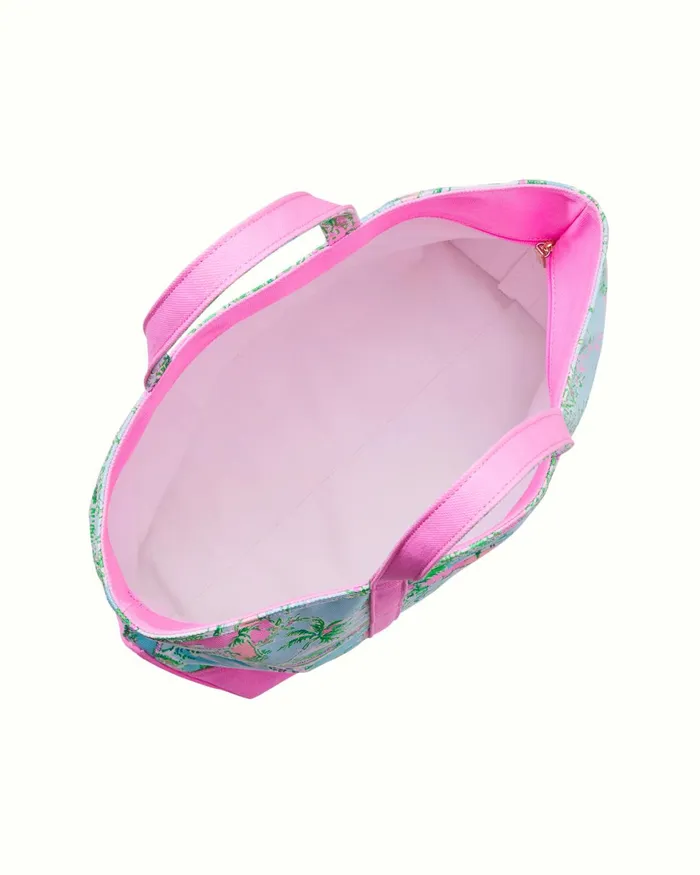 Bags WomenHome and Gifts Lilly Pulitzer Mercato Tote Multi Lilly Loves Palm Beach