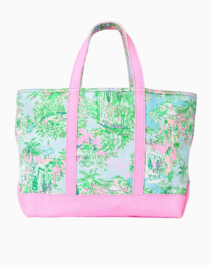 Bags WomenHome and Gifts Lilly Pulitzer Mercato Tote Multi Lilly Loves Palm Beach
