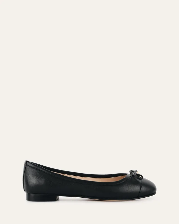 BALLET jomercer Women Hermione dress flats black leather