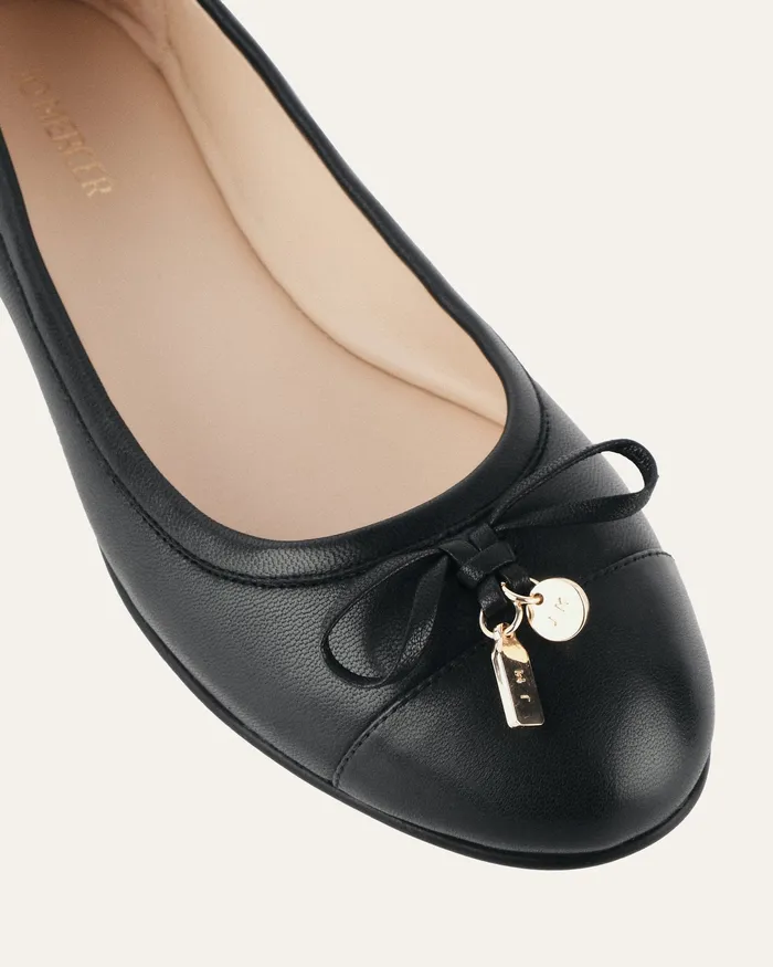BALLET jomercer Women Hermione dress flats black leather