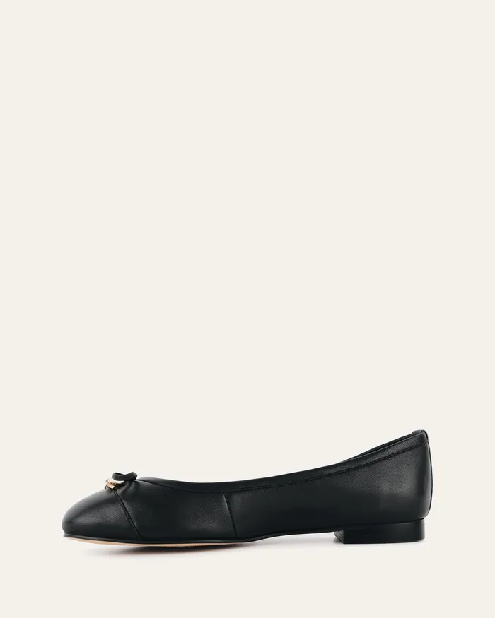 BALLET jomercer Women Hermione dress flats black leather