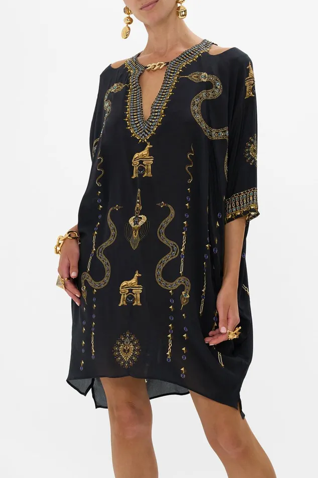 BATWING CUTOUT SHORT KAFTAN CALL ME CLEOPATRA Call Me Cleopatra Womens Camilla Kaftans